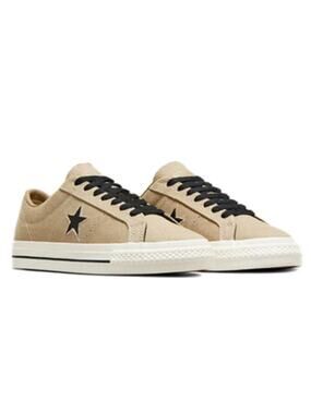 Converse Unisex One Star Pro Oxfords Women's Size  10  Khaki A04612C NWT